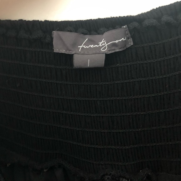 Forever 21 Black Strapless Bubble Dress [Size: L] - Picture 6 of 6
